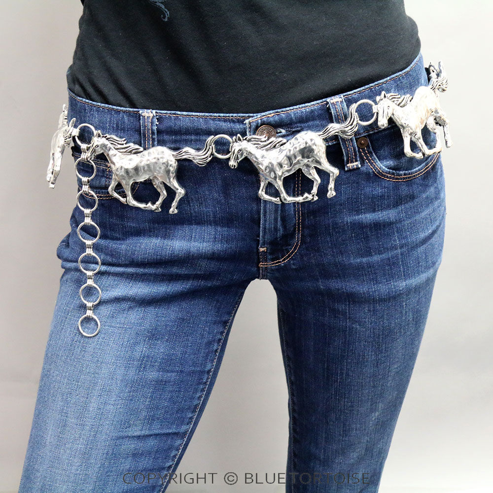 Western Running Horse Belt S/M - Image 2