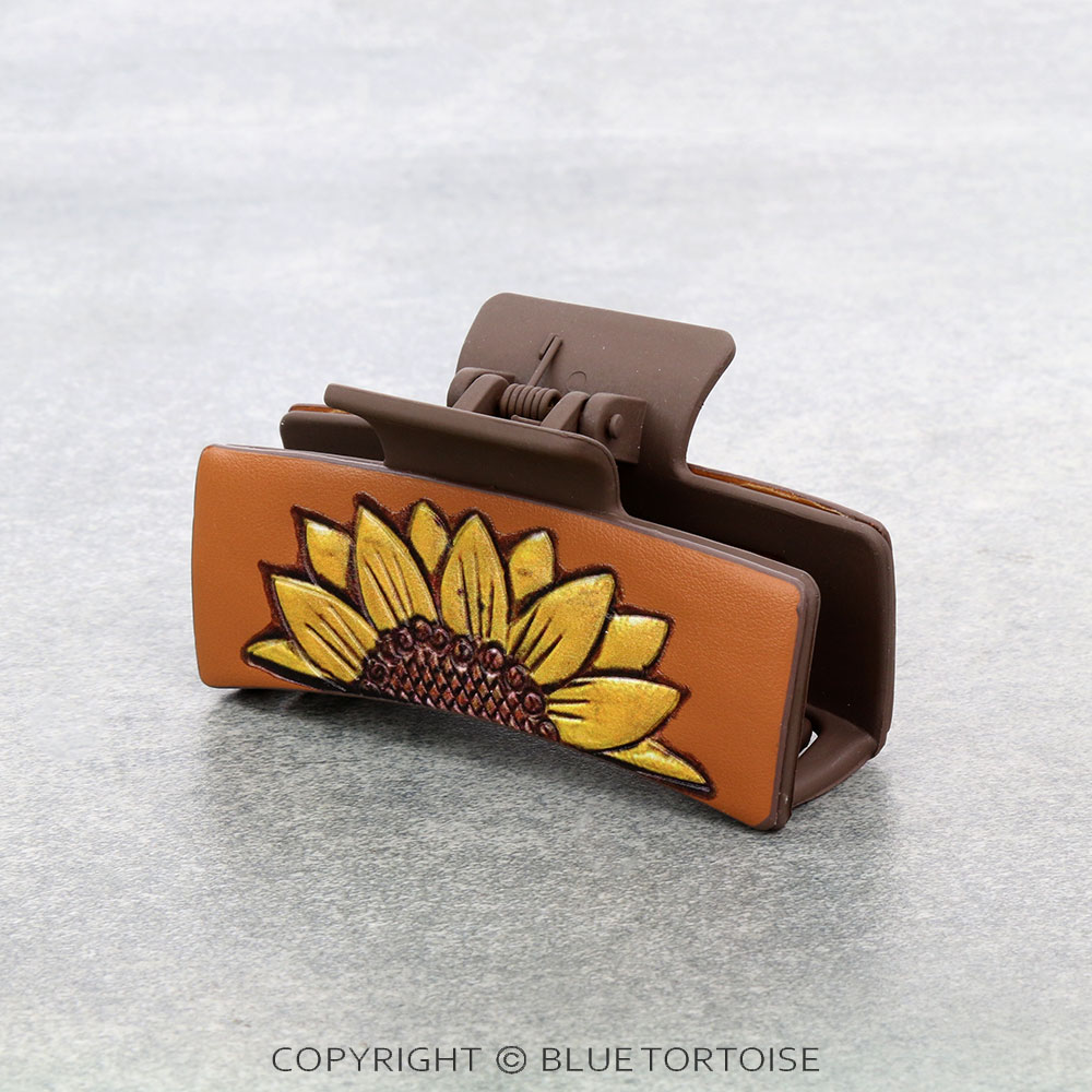 Western Sunflower Hair Claw Clip