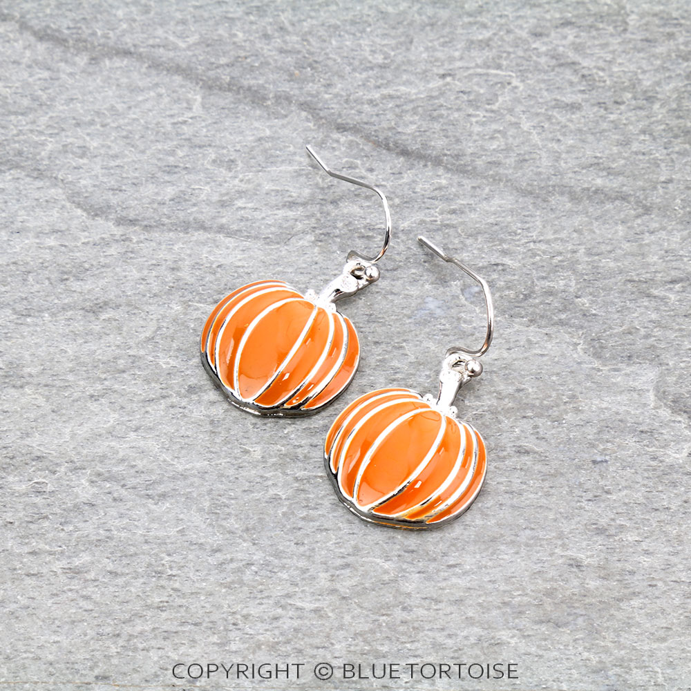 Halloween Pumpkin Dangle Earrings