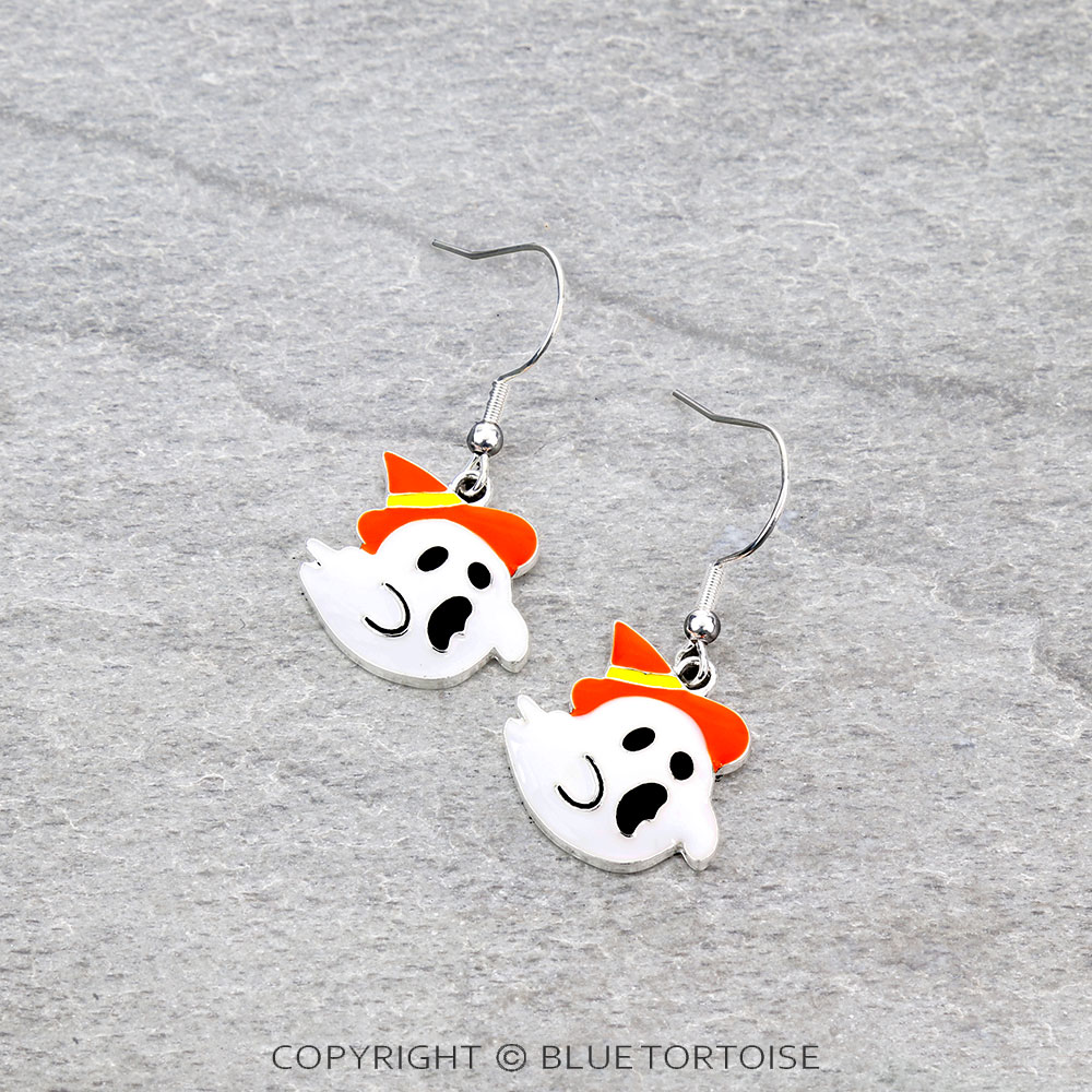 Halloween Witch Ghost Dangle Earrings