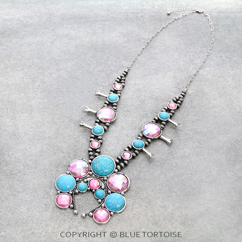 Cosmic Squash Blossom Necklace