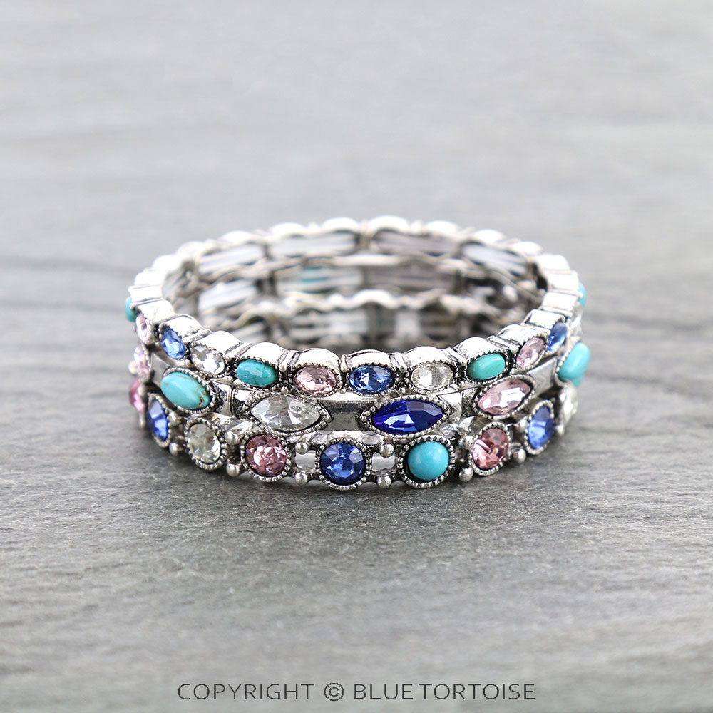 Western Design Stone Stackable Bracelet
