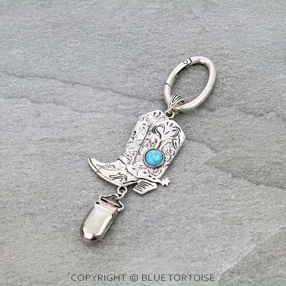 Western Cowboy Boots Hat Clip