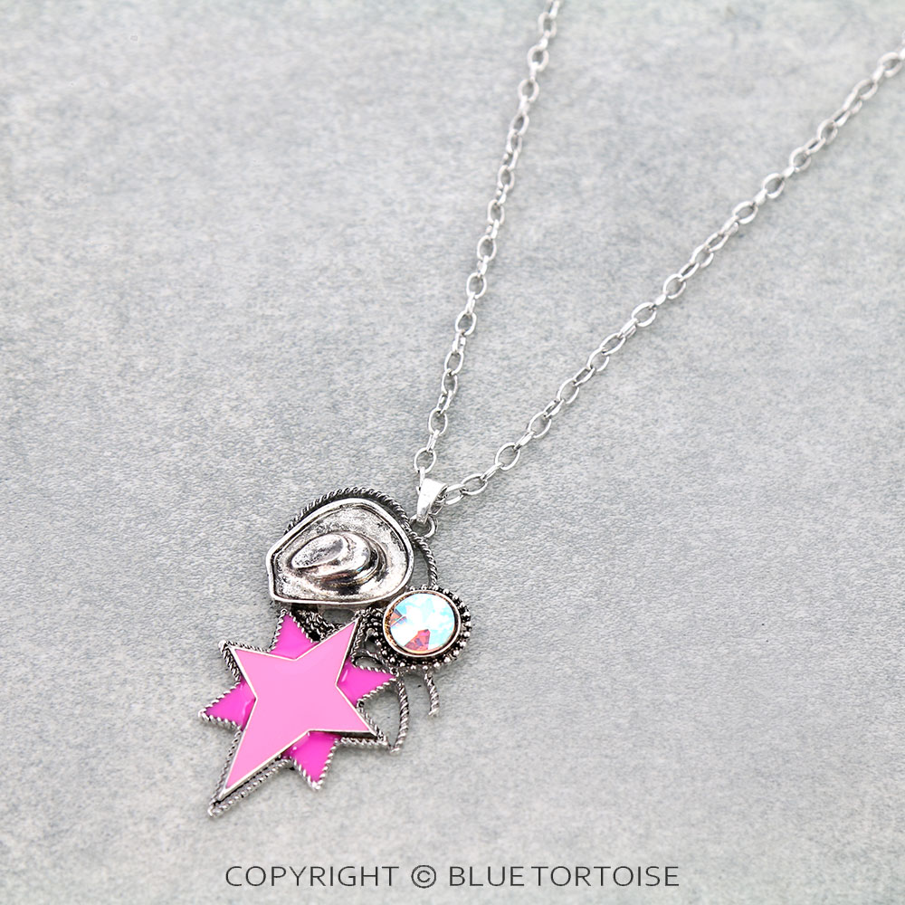 Western Design Stone Necklace - Image 3