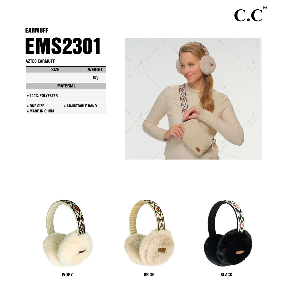 C.C Aztecband Earmuff - Image 2