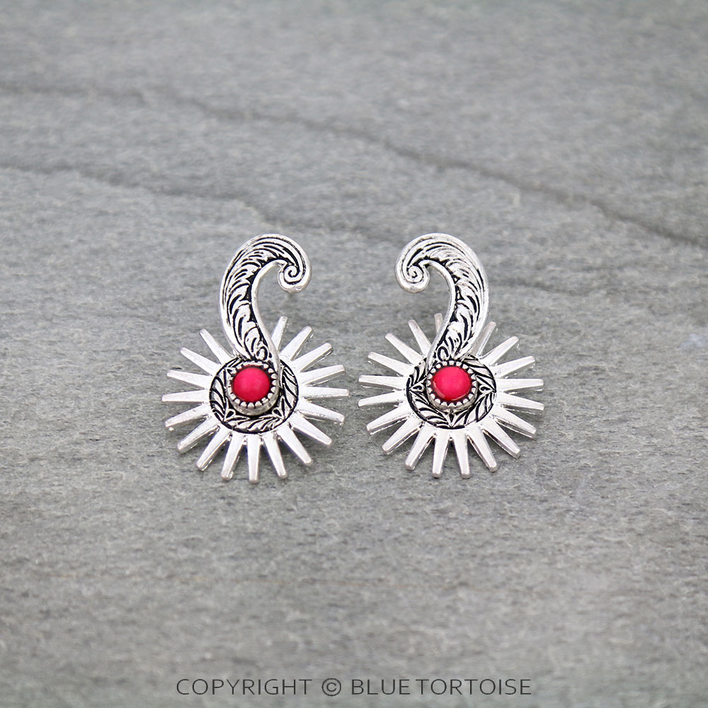 Western Boot Spurs Stud Earrings