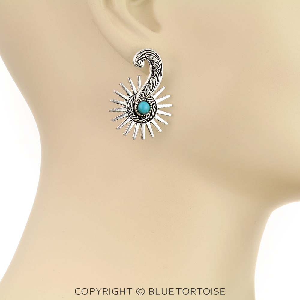 Western Boot Spurs Stud Earrings - Image 3