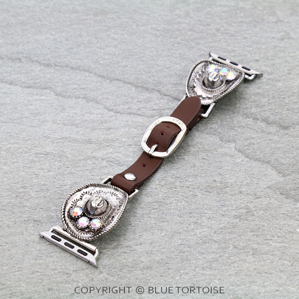 Western Cowboy Hat Apple Watch Leather Band