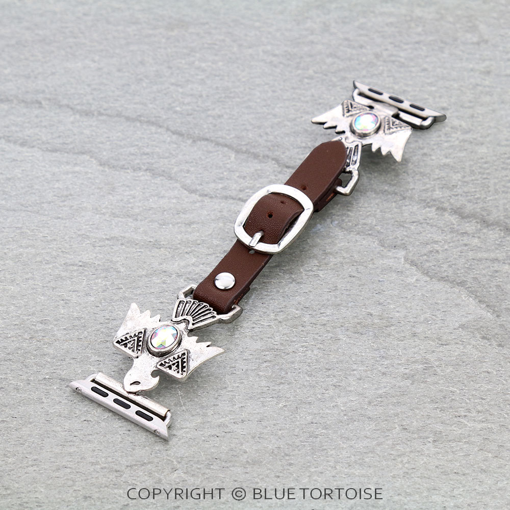 Western Thunderbird Apple Watch Leather Band