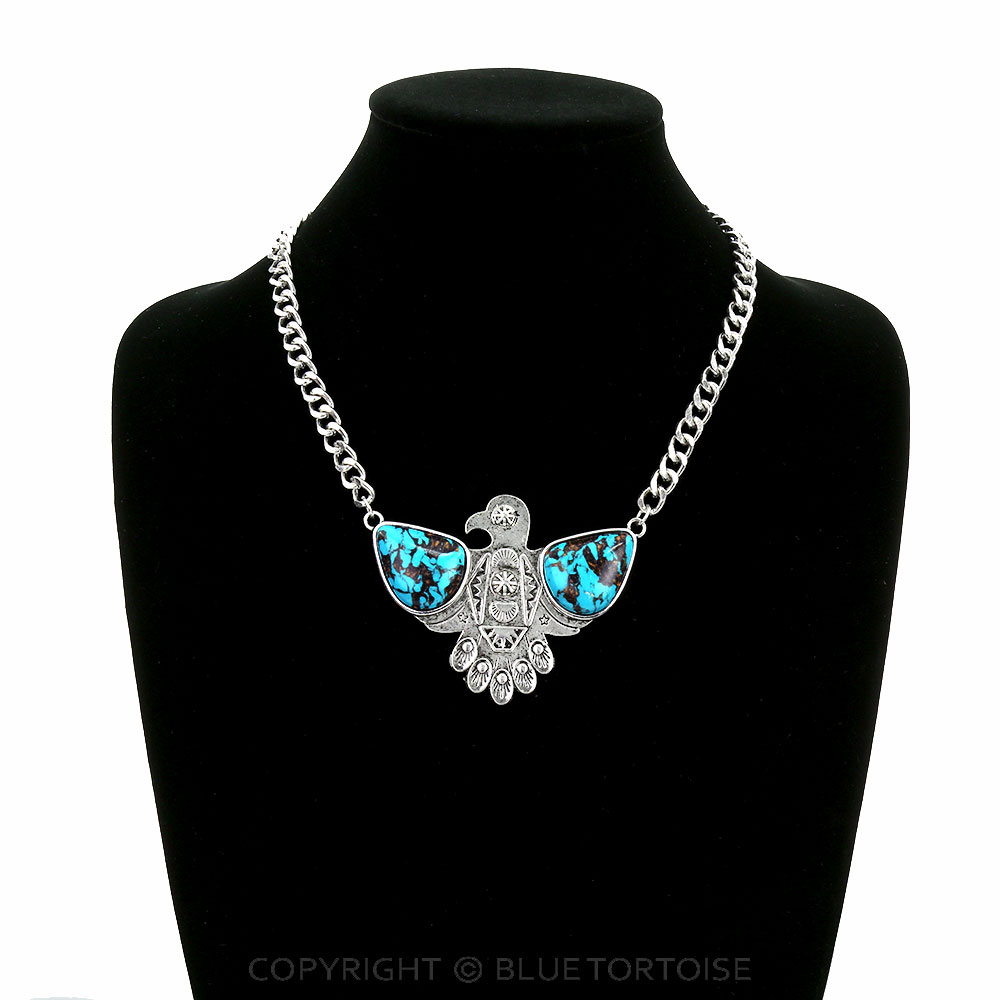 Western Thunderbird Stone Necklace - Image 2