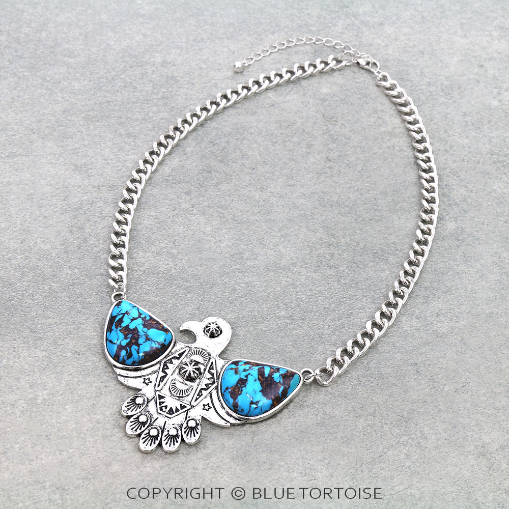 Western Thunderbird Stone Necklace