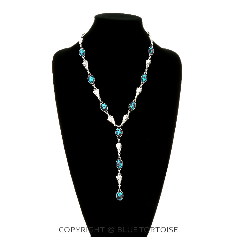 Western Arrowhead with Stone Y Necklace - Image 2