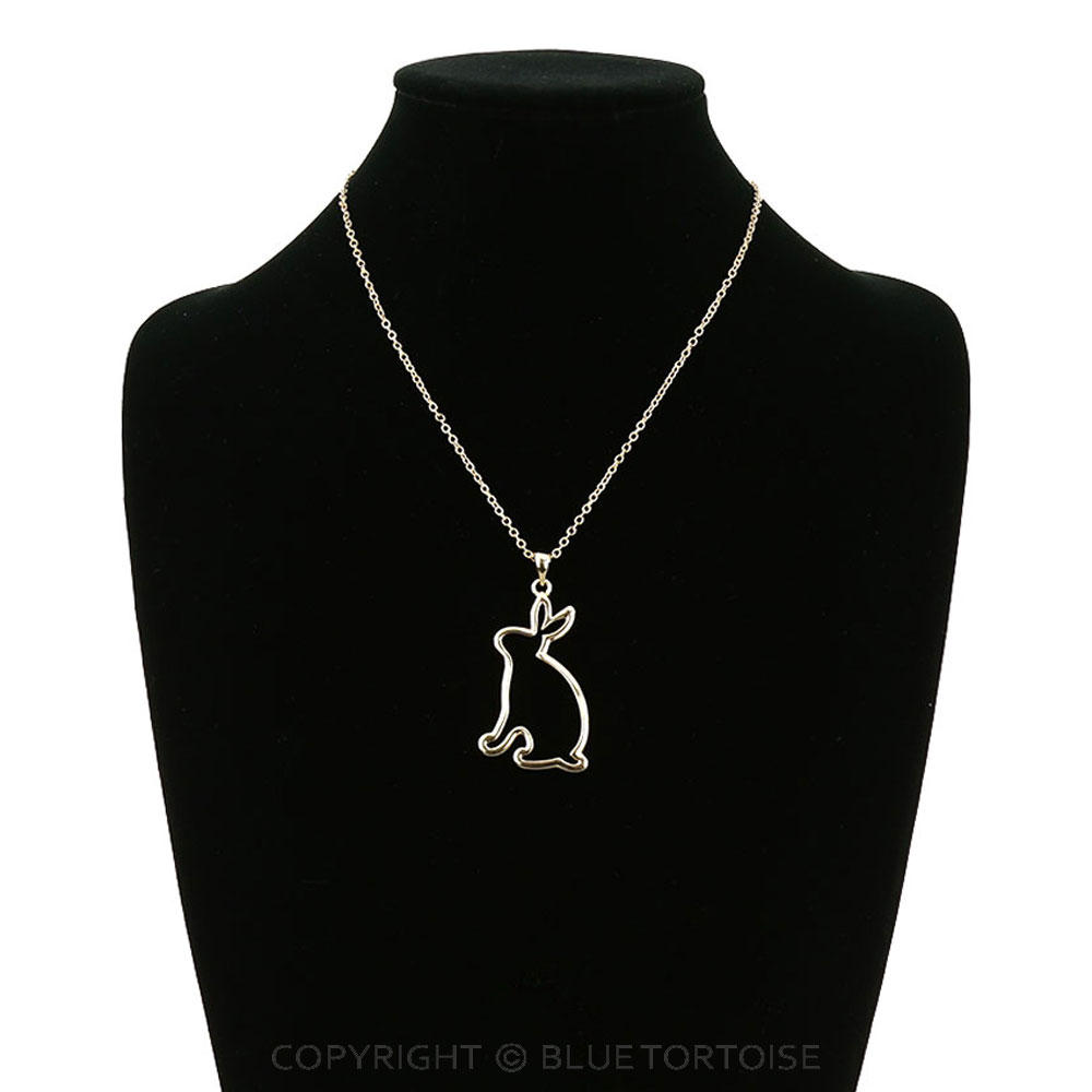 Easter Bunny Pendant Necklace - Image 2