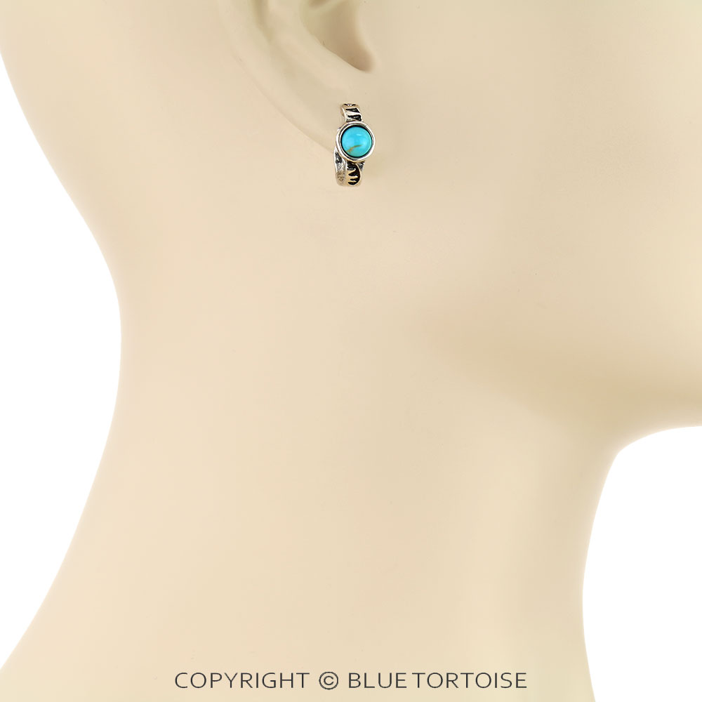 3 Pair Western Design Hoop Earring Set - Image 2
