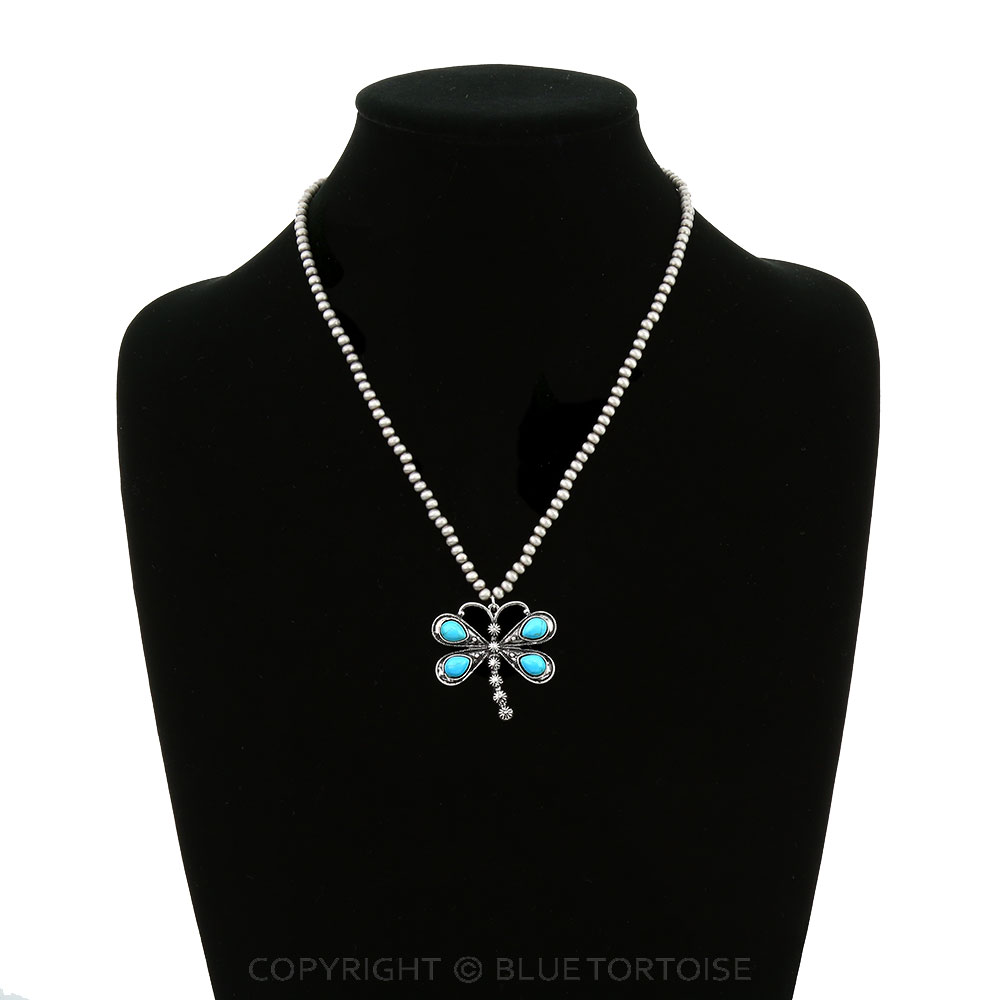Western Dragonfly Pendant Necklace - Image 2