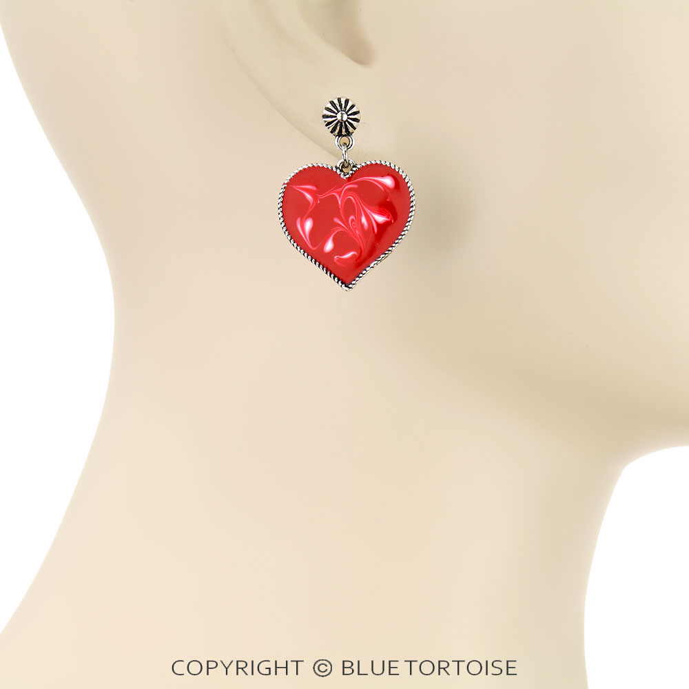 Ace of Hearts Stud Earrings - Image 2