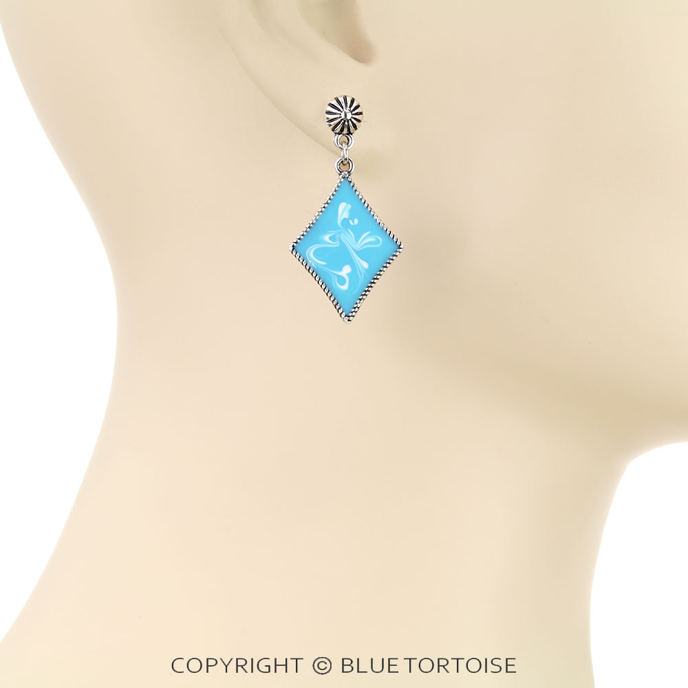 Ace of Diamonds Stud Earrings - Image 2