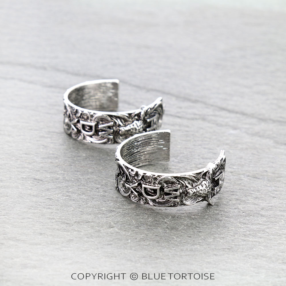 Western Howdy Filigree Hoop Earrings