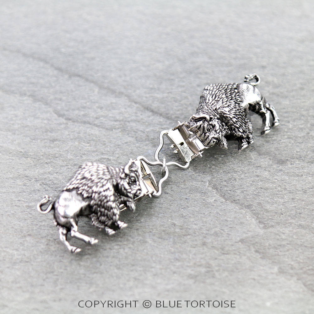 Western Buffalo Dress Clip