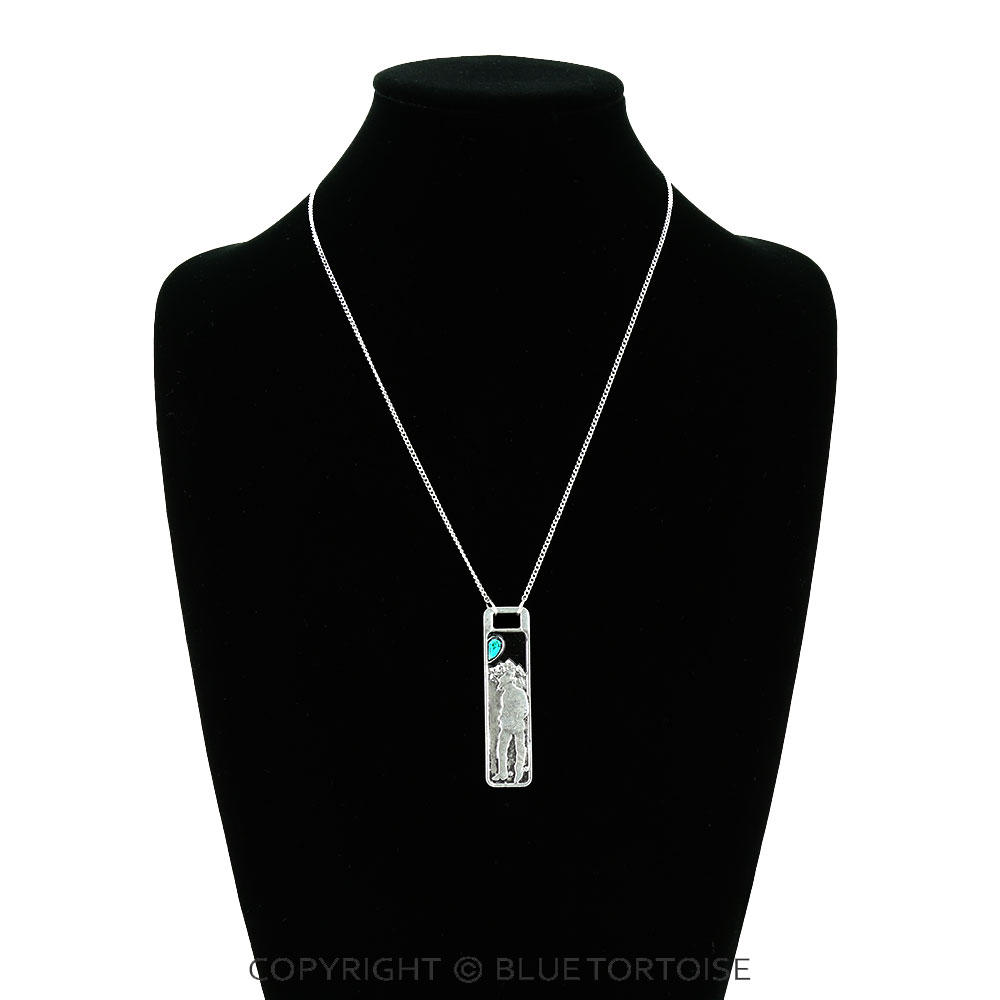 Western Rodeo Couple Pendant Necklace - Image 3