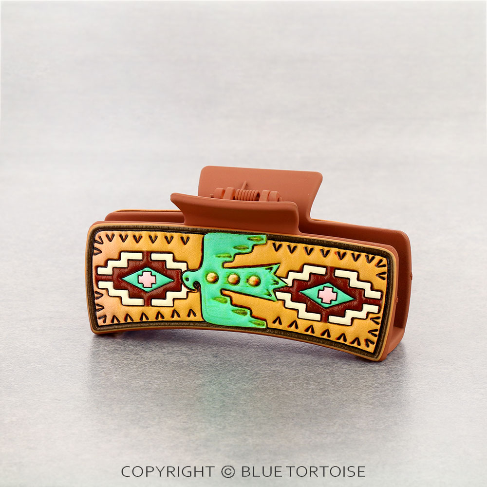 Large Western Thunderbird Hair Claw Clip