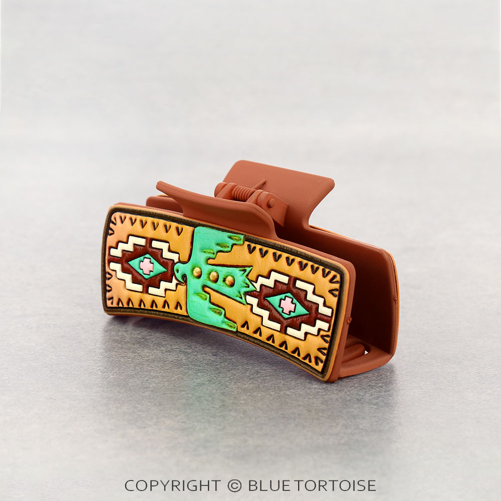Large Western Thunderbird Hair Claw Clip - Image 3