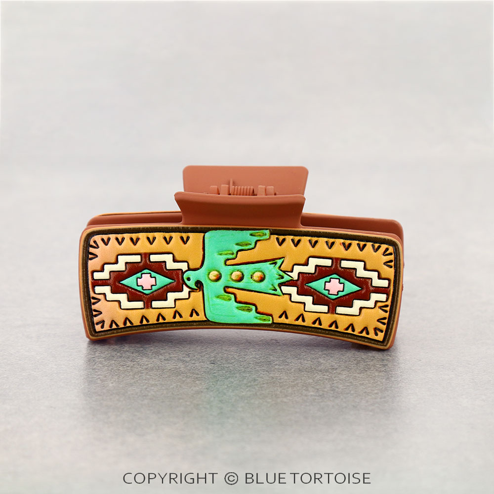 Large Western Thunderbird Hair Claw Clip - Image 2