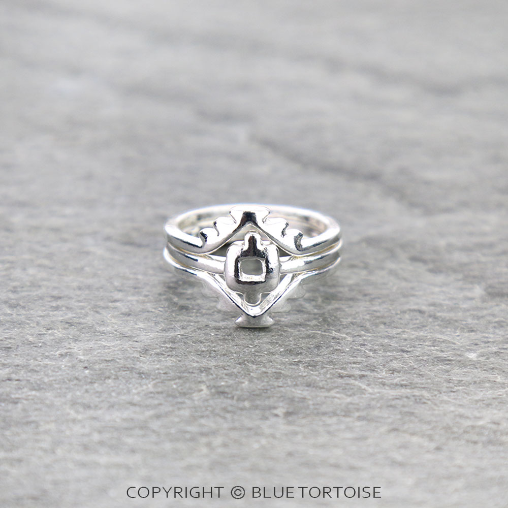 3 For 1 Aztec Eye Dazzler Ring