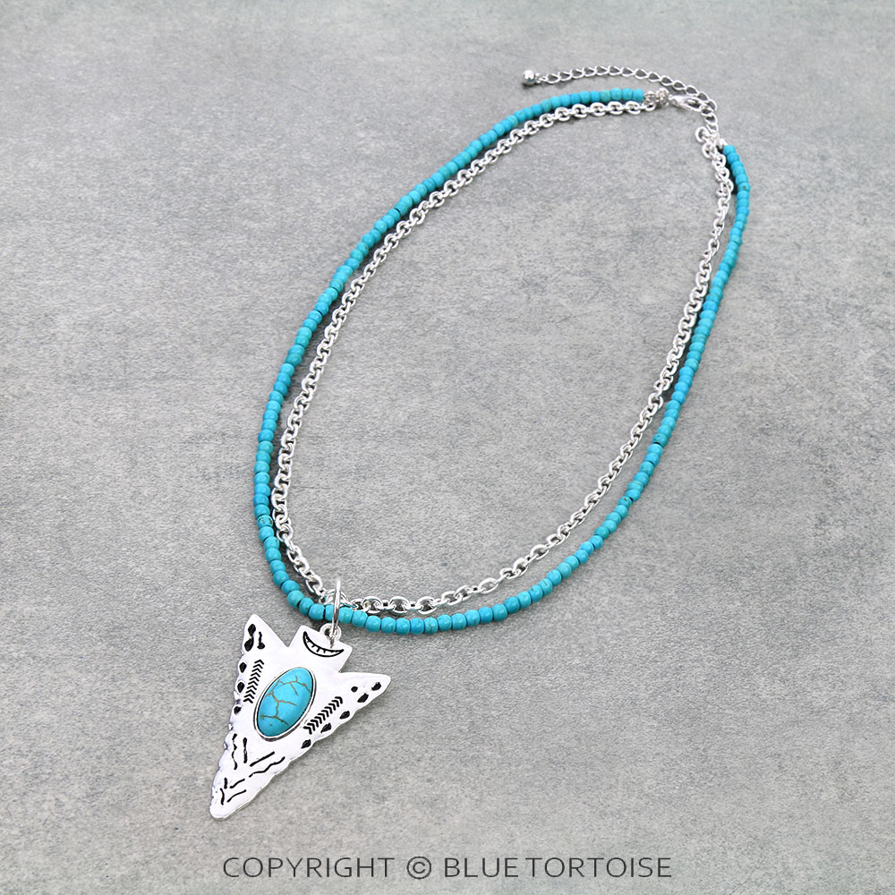 Western Arrowhead Pendant Necklace