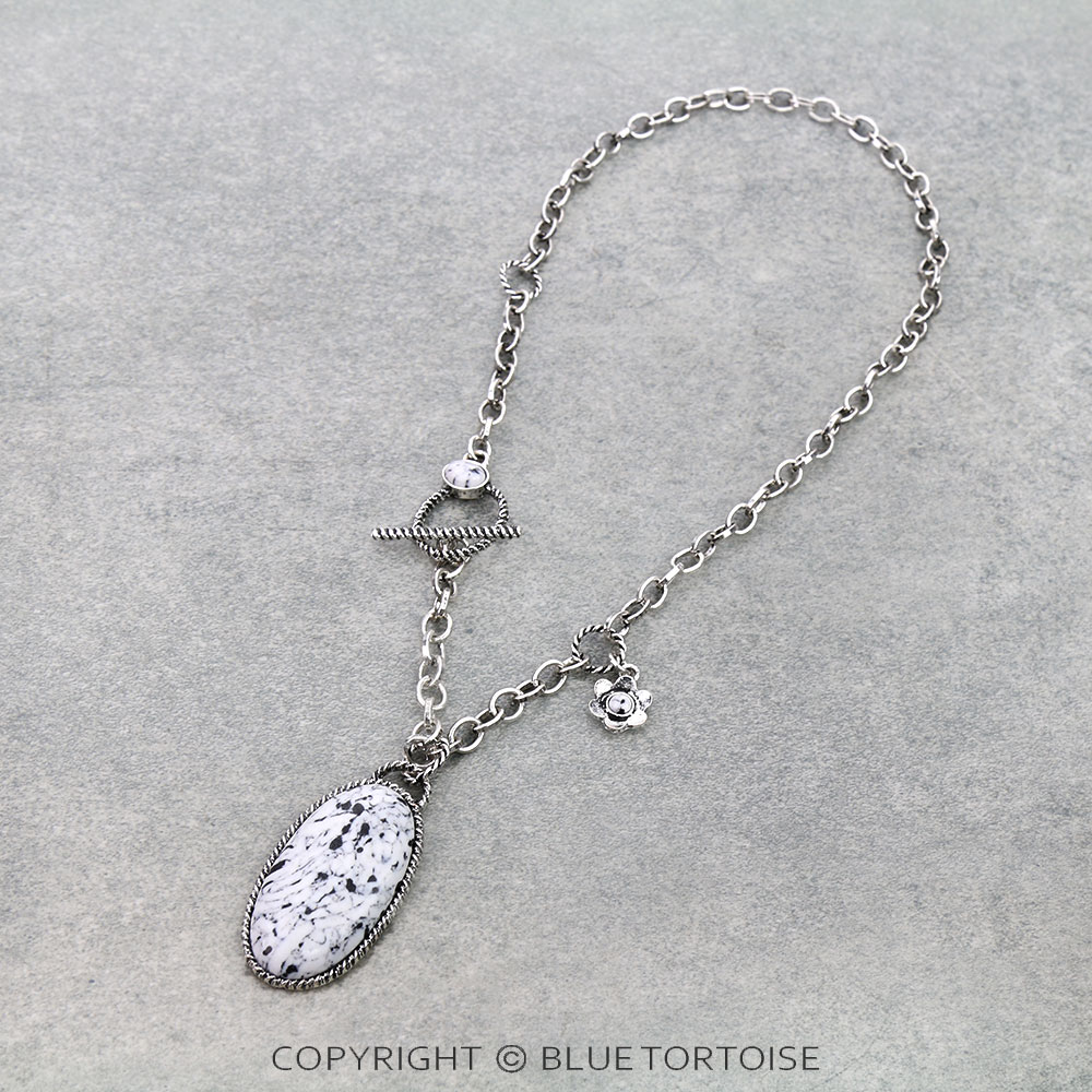Western Handmade Stone Pendant Necklace