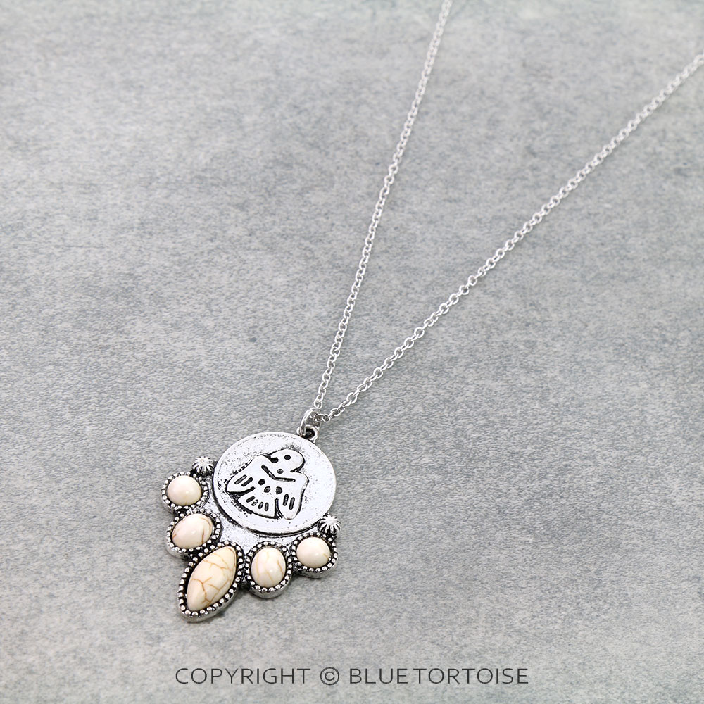 Western Thunderbird Coin Pendant Necklace