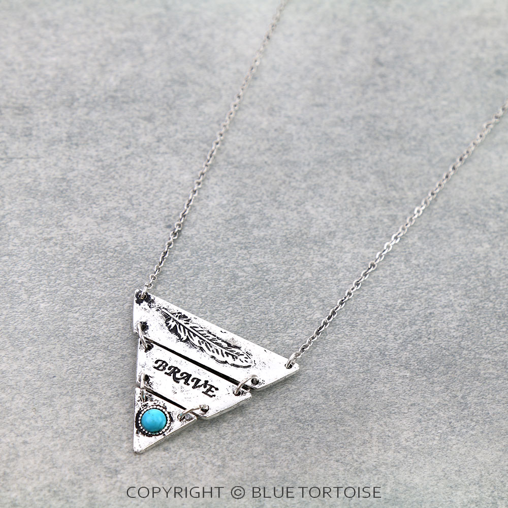 Western Arrow Pendant Necklace