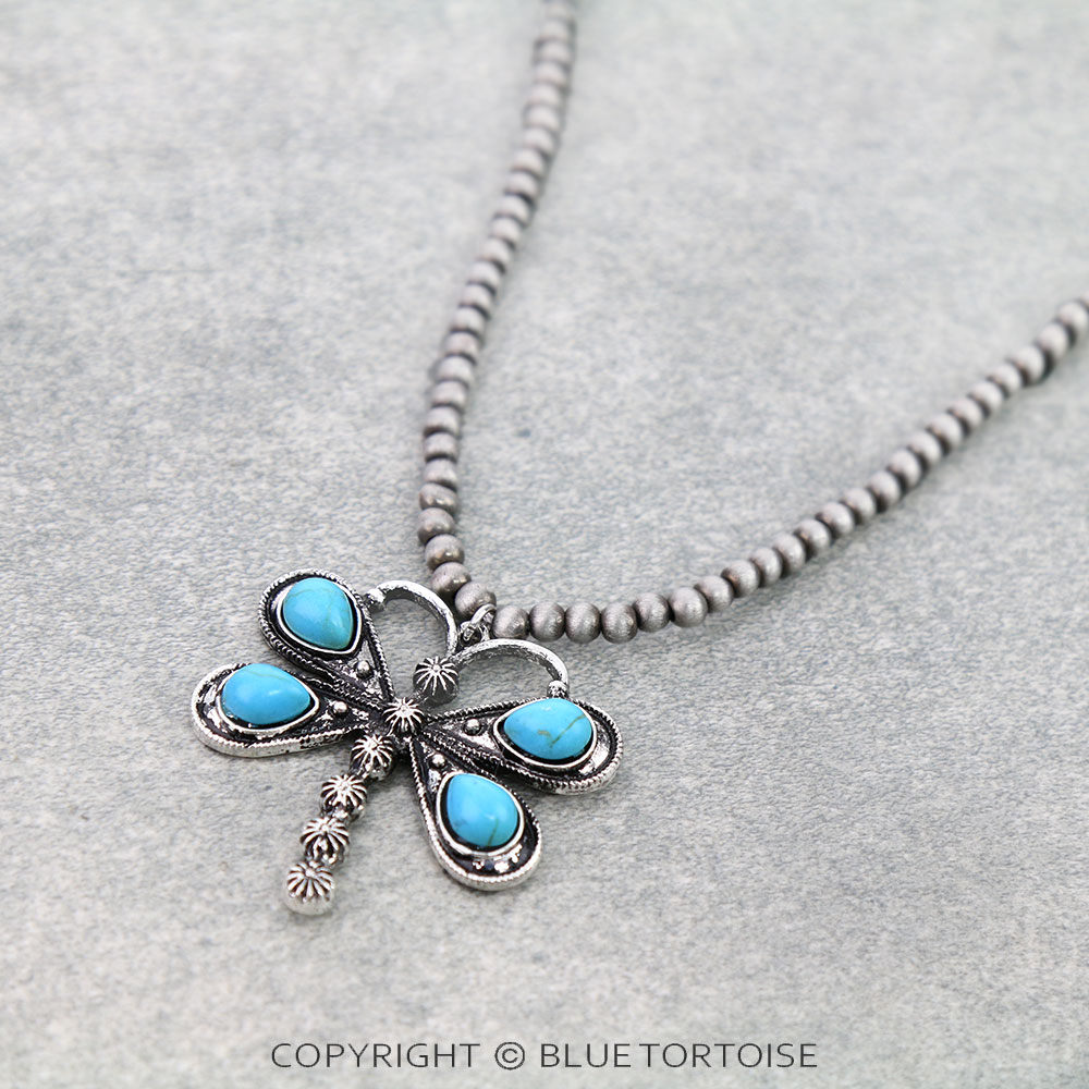 Western Dragonfly Pendant Necklace - Image 3