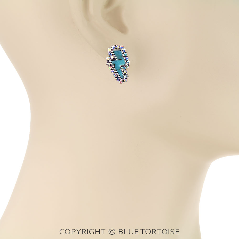 6 Pair Western Design Stud Earring Set - Image 2