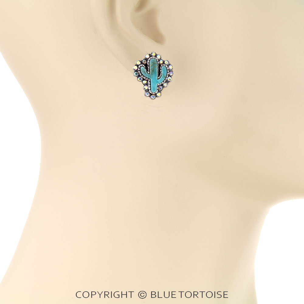 6 Pair Western Design Stud Earring Set - Image 2