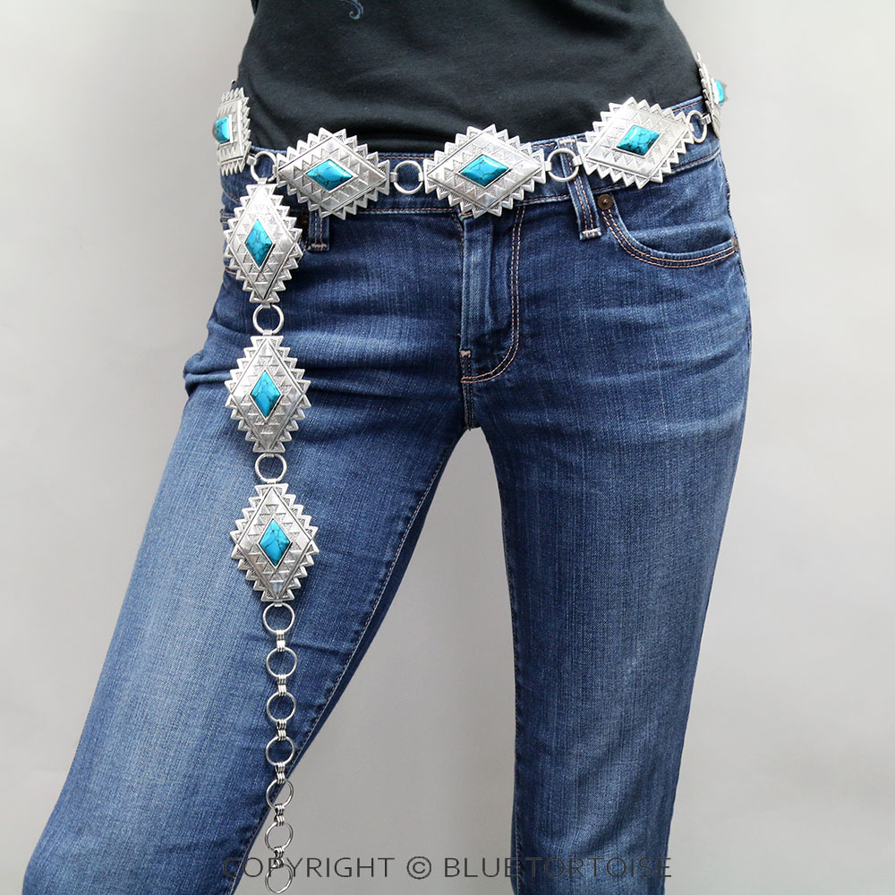 Western Aztec Stone Belt L/XL - Image 2