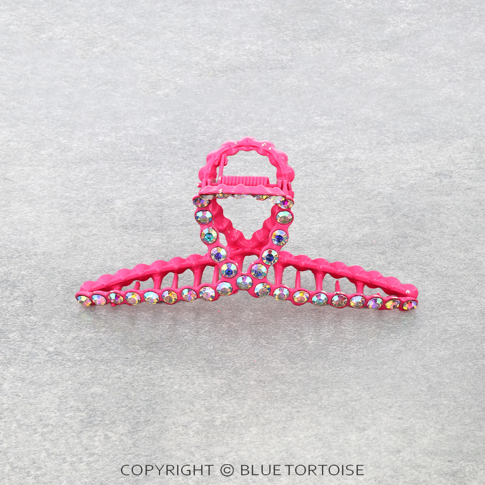 4.5" Rhinestone Banana Hair Claw Clip - Image 2