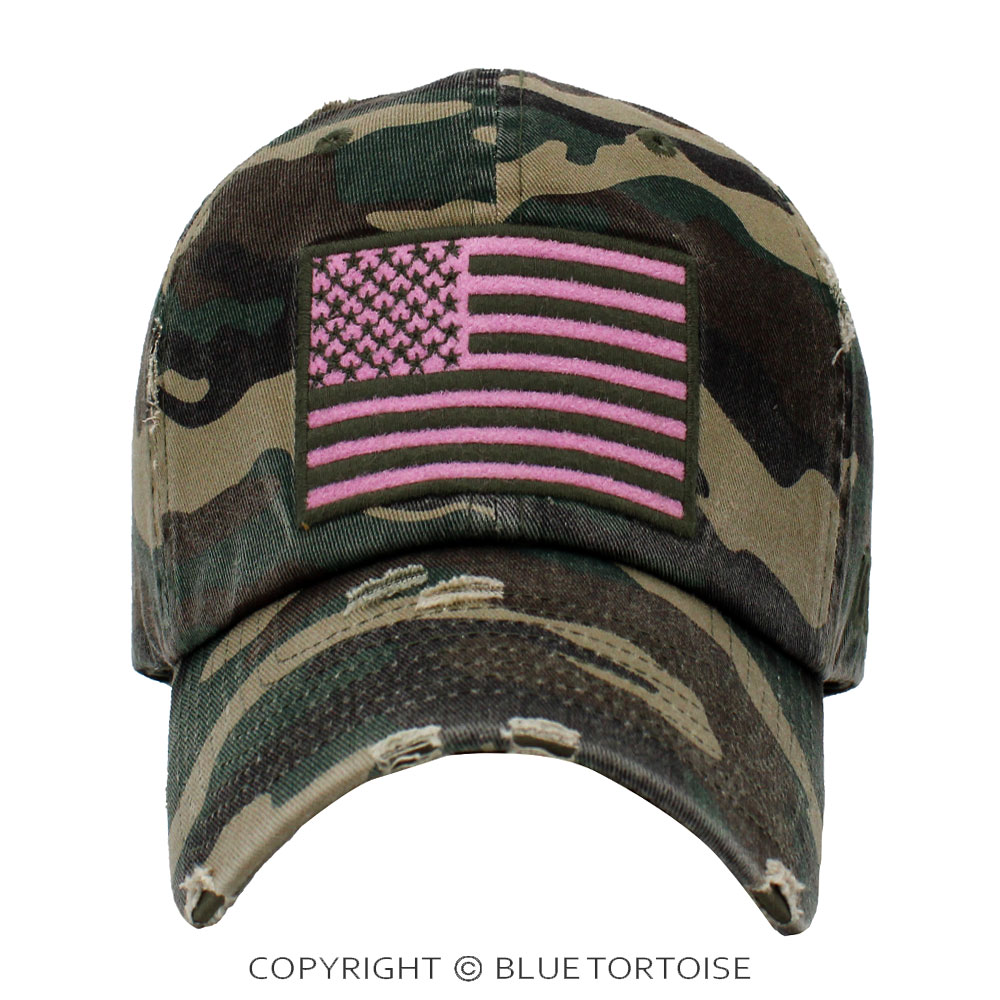 American Flag Vintage Ball Cap