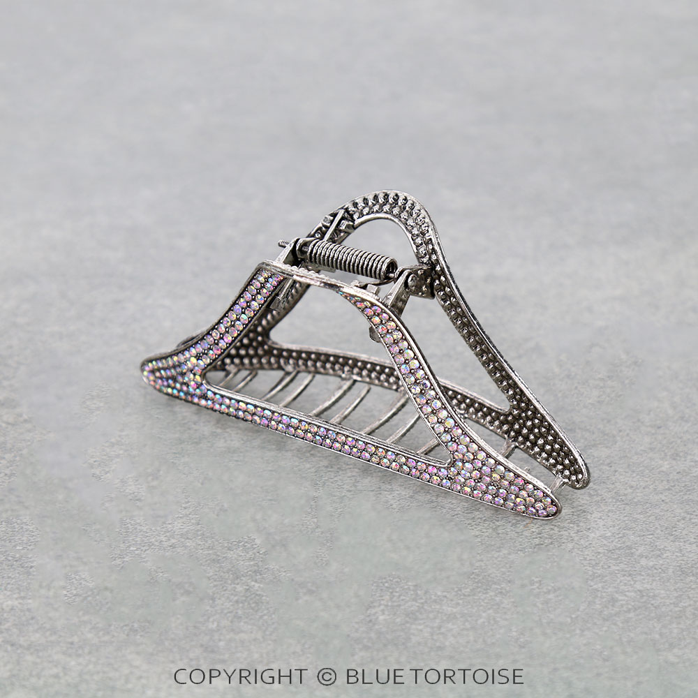 4" Rhinestone Hair Claw Clip - Image 2