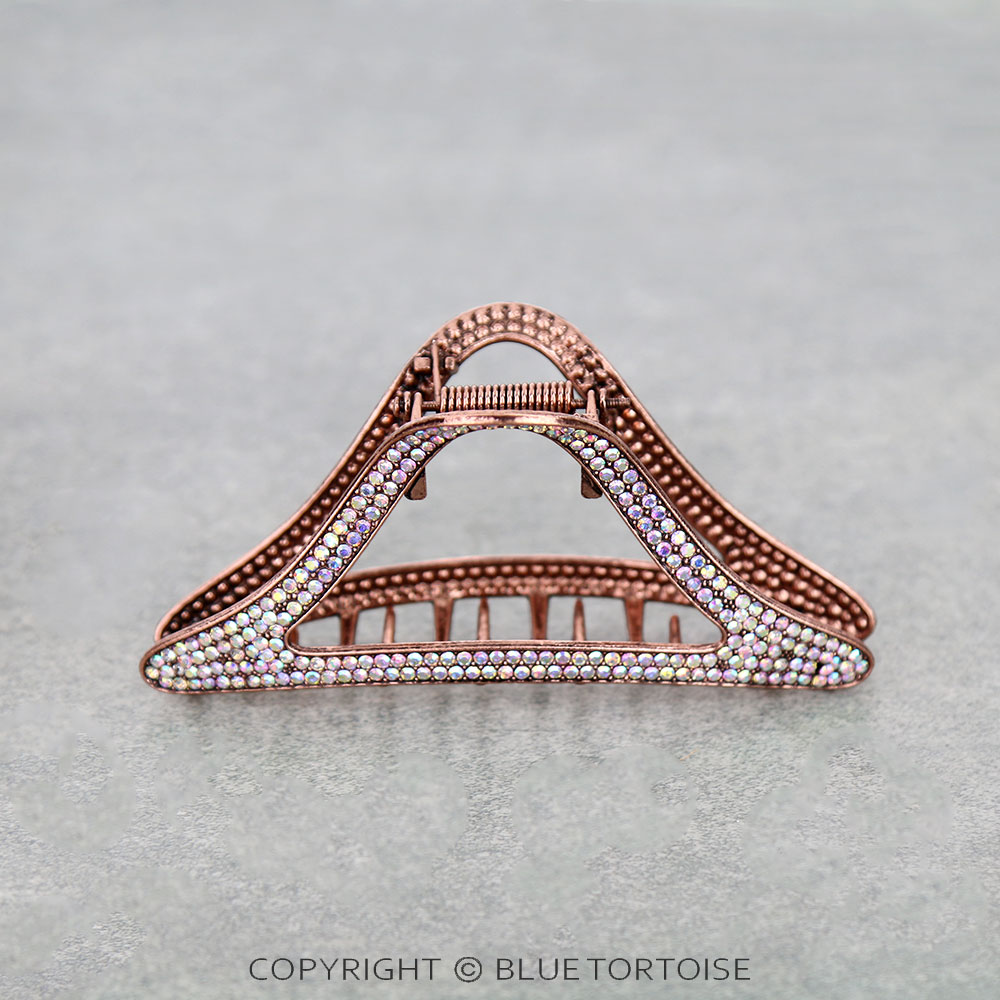 4" Rhinestone Hair Claw Clip