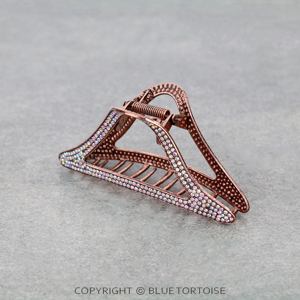 4" Rhinestone Hair Claw Clip - Image 2