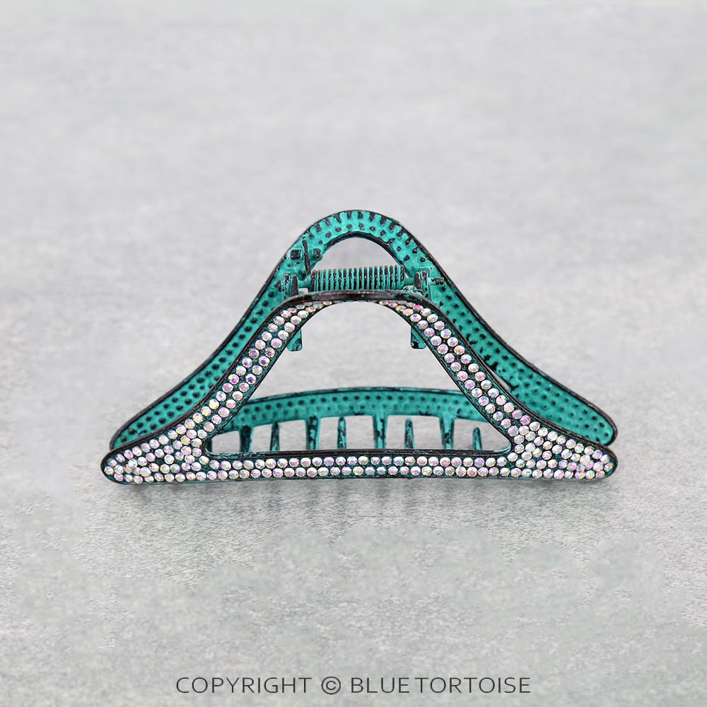 4" Rhinestone Hair Claw Clip