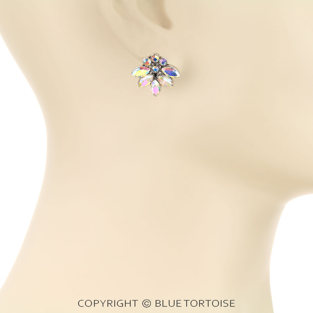 Western Style Stone Stud Earrings - Image 2