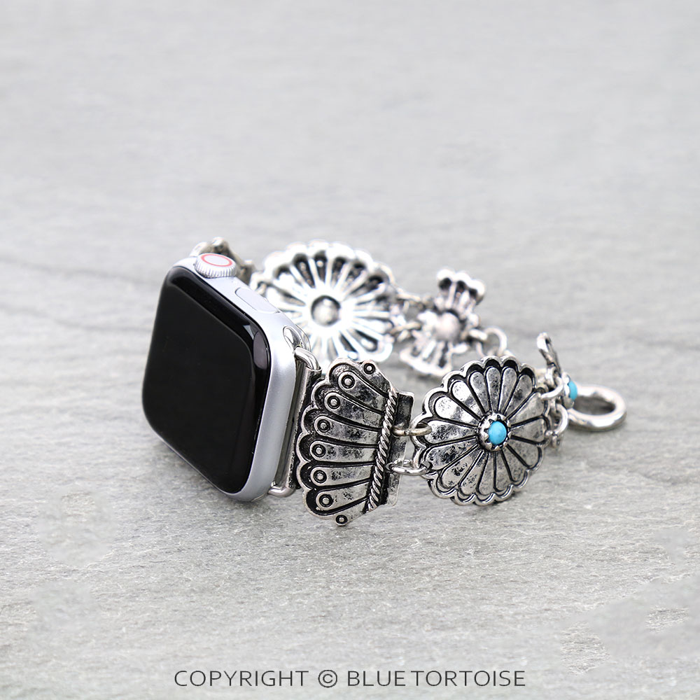 Western Concho Stone Toggle Watch Band - Image 2
