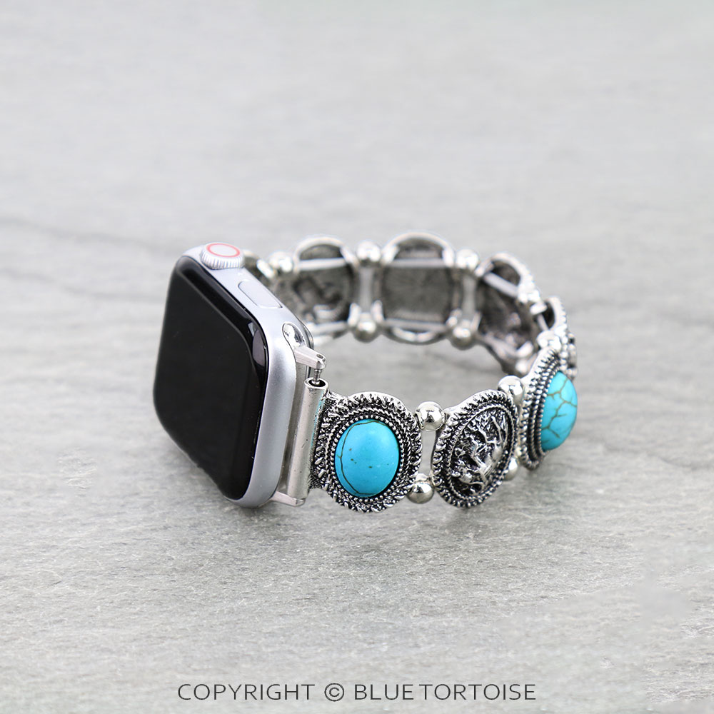 Western Rodeo Stone Stretch Watch Band - Image 2
