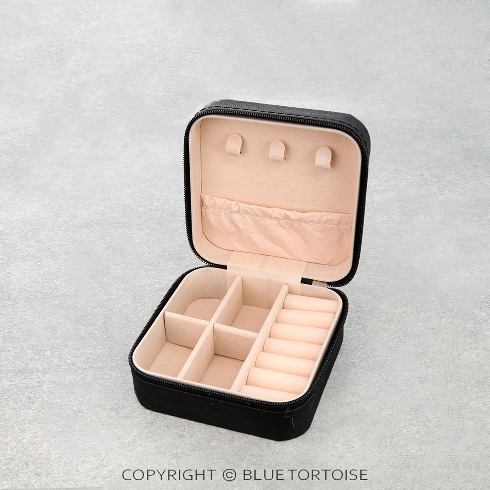 Western Tooled Leather Travel Jewelry Box - Steer Skull - Image 2