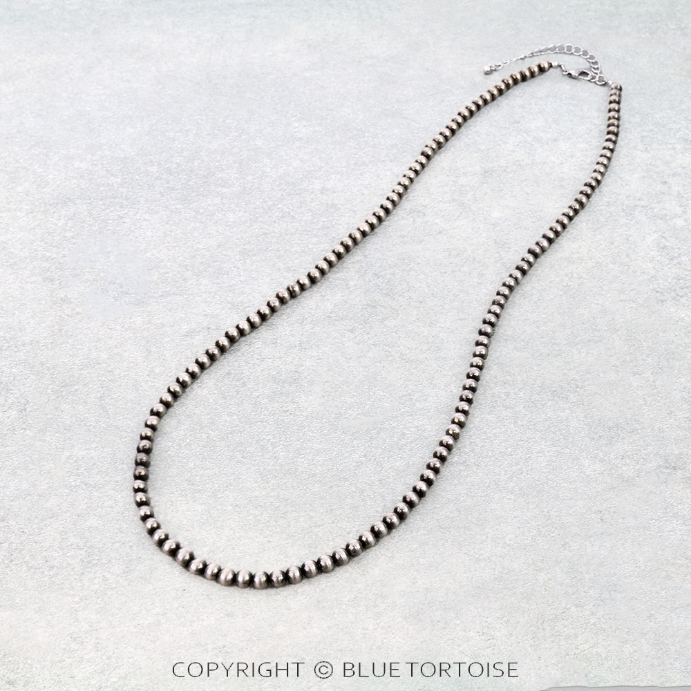 6mm Navajo Style Pearl Necklace