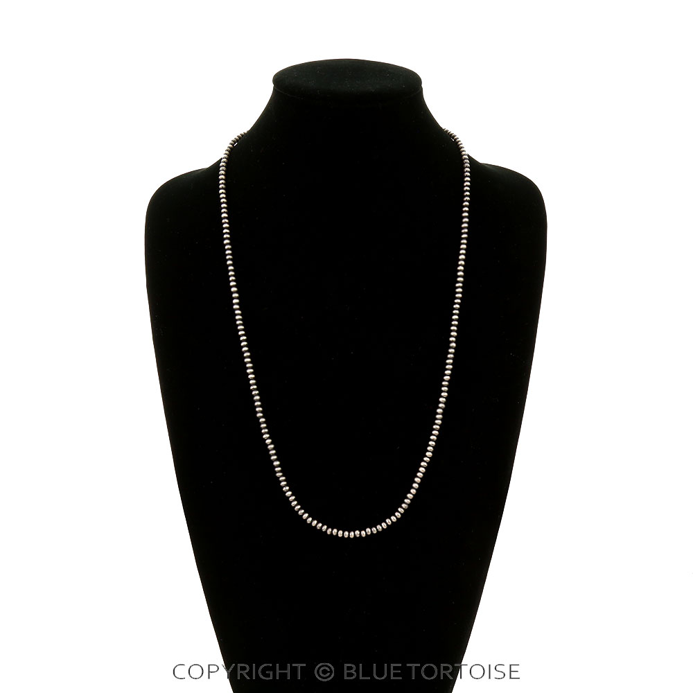 4mm Navajo Style Pearl Necklace - Image 2