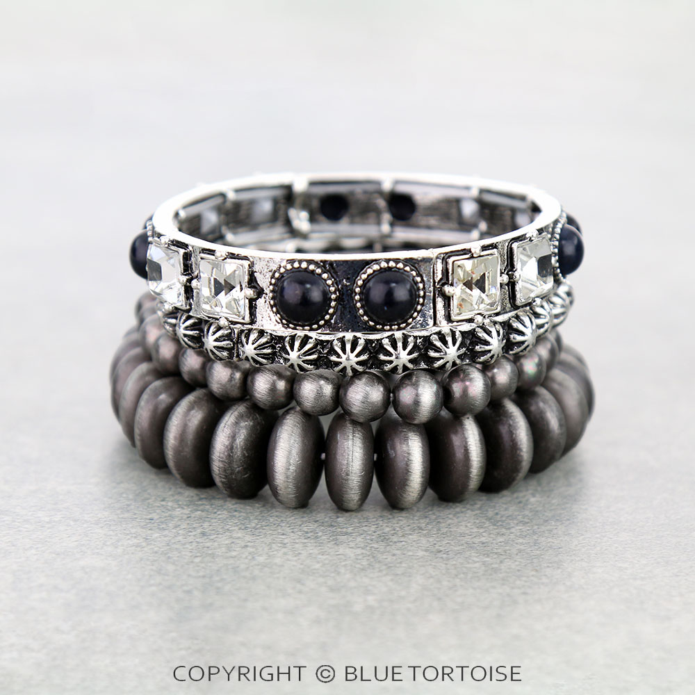 Western Textured Stackable Bracelets