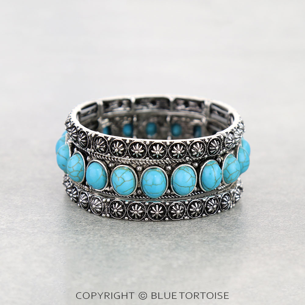 Western Textured Stackable Bracelets